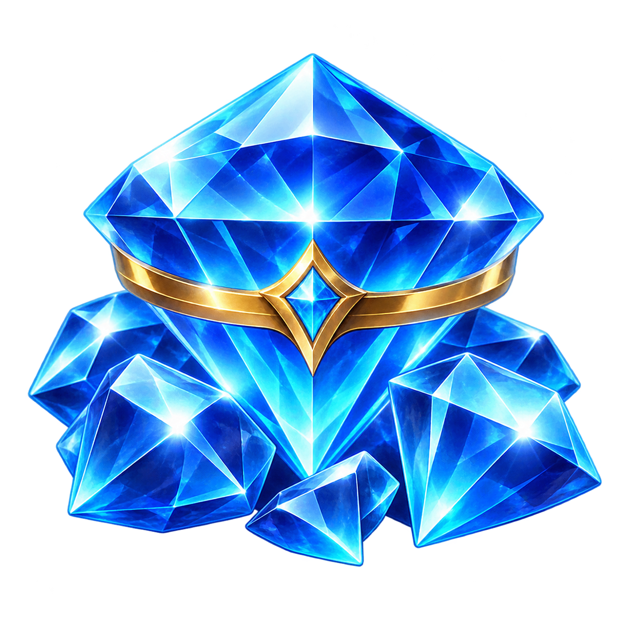 Blue diamond package artwork